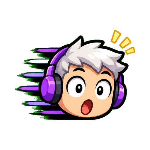 Original surprised fast motion streamer emote